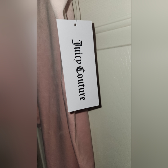 NWT !! JUICY COUTURE PINK VELOUR VELVET TRACK LOUNGE PANTS!! - Picture 3 of 5